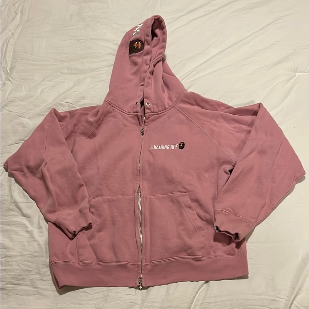 A Bathing Ape Women's Pink Hoodie